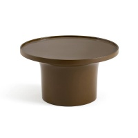 Стол Журнальный с лаковым покрытием Colvene единый размер каштановый AM.PM  фото, kupilegko.ru